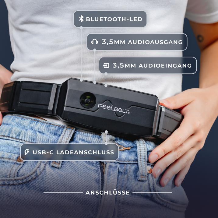 Image du produit Feelbelt Ceinture Haptic Feedback - Taille 2 (PS4, Switch, PS5, PC)