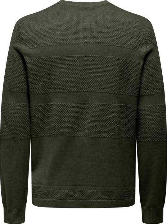 Produktbild Only & Sons Onsmalik Reg 12 Pinaple Crew Knit (S)