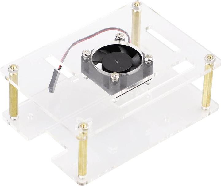 Image du produit Renkforce RBP-PLC100 Boîtier SBC Convient pour : Raspberry Pi, Banana Pi, Rock Pi incl. refroidisseur actif