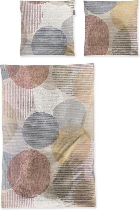 Immagine prodotto Irisette Biancheria da letto in cotone soffice color rame sable 8553 (Set di biancheria da letto, 155x220 cm + 80x80 cm)
