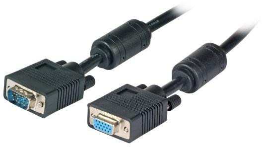 Produktbild EFB Elektronik SVGA/HDTV Verlängerung 2xHDSUB15, St/Bu, schwarz,15m (15 m, VGA)