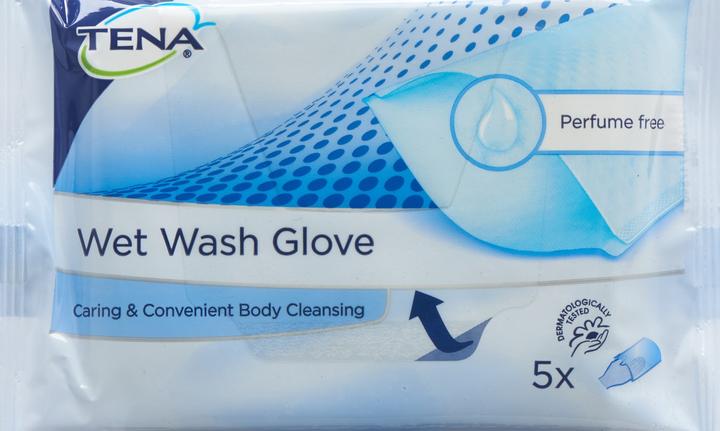 Produktbild Tena Wet Wash Glove unparfümiert (Waschen / Pflegen)