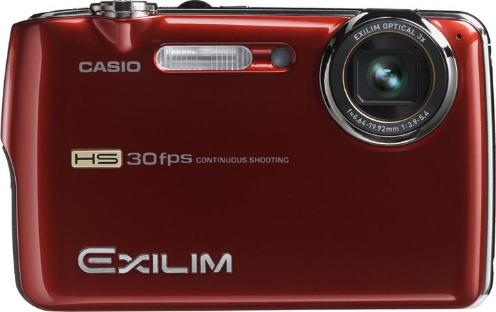 Immagine prodotto Casio Exilim EX-FS10, 9 MPixel, zoom 3x, alta velocità, rosso