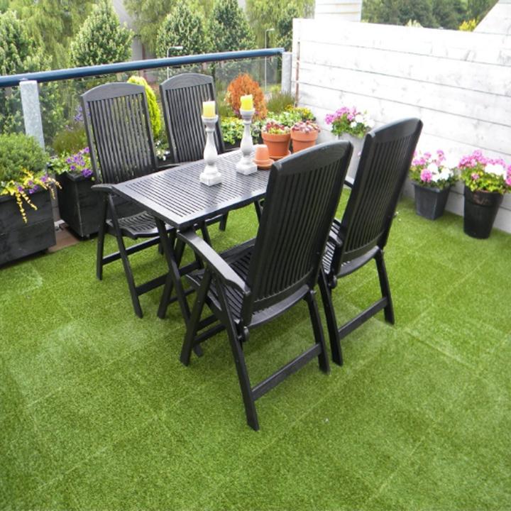 Actual product image HTI-Living Kunstrasenplatte 9-teilig Nessa Klick (9 x, 30 x 30 cm)