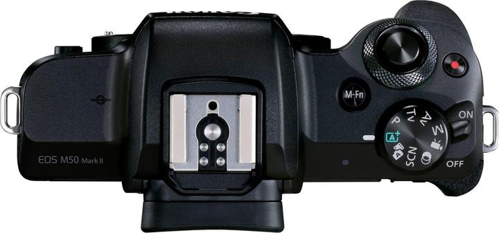 Produktbild Canon EOS M50 Mark II + EF-M 15-45mm f/3.5-6.3 IS STM (15 - 45 mm, 24.10 Mpx, APS-C / DX)