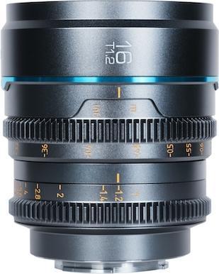 Produktbild Sirui Nightwalker Series 16mm T1.2 S35 Manual Focus Cine Lens (E Mount, Gun Metal Grey) (Sony E, APS-C / DX)