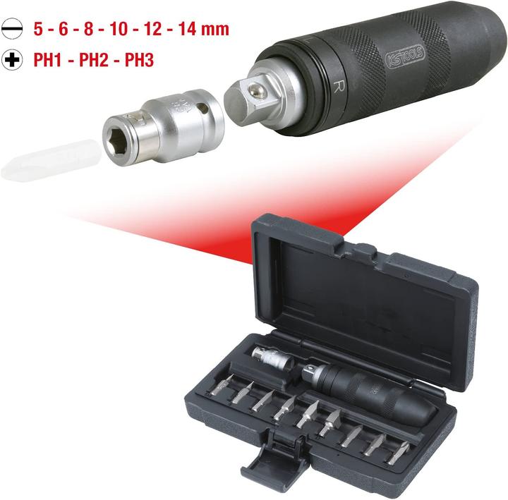 Actual product image KS Tools 1/2 Hand impact screwdriver set. 11 pcs. 515.