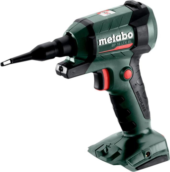 Produktbild Metabo BP 18 LTX BL Akku Blaspistole 18 V Brushless + 1x Akku 4,0 Ah + Ladegerät (Akkubetrieb, Werkstattgebläse)