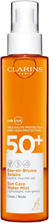 Actual product image Clarins Sun Care Water Mist (Sun spray, SPF 50, 150 ml, 202 g)