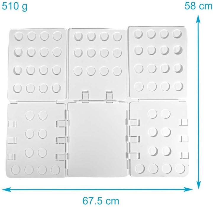 Image du produit Intirilife Planche de pliage du linge Aide au pliage des vêtements