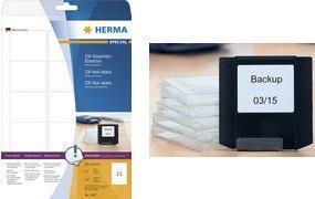 Produktbild HERMA ZIP-Disketten Etiketten A4