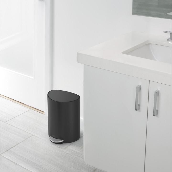 Actual product image Simplehuman Half-round pedal bin (6 l)