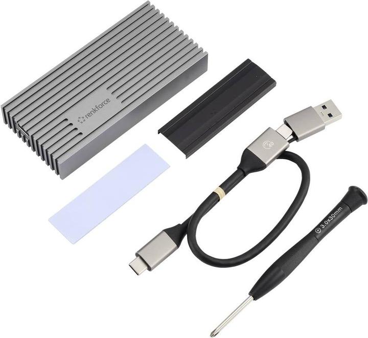 Immagine prodotto Renkforce RF-5596326 Contenitore per disco rigido M.2 2280 USB 4 (M.2 2280)