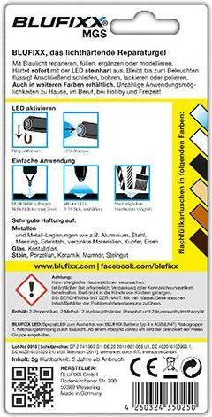 Immagine prodotto Blufixx Set metallo, vetro + pietra (5 g)