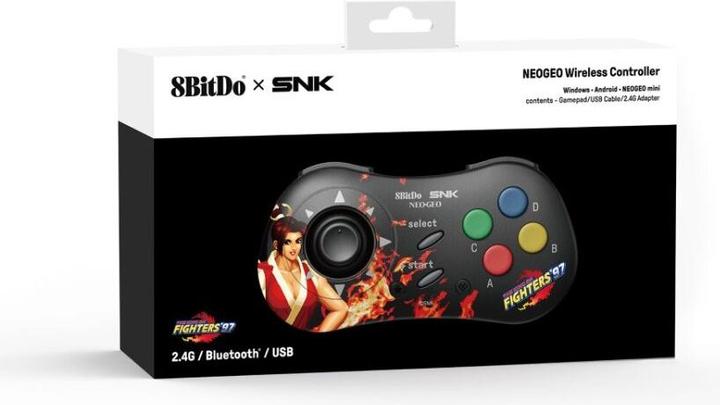Actual product image 8bitdo NEOGEO Wireless Pad Mai Shiranui (Windows, Android)