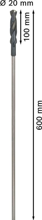 Produktbild Bosch Professional Zubehör PRO Wood HSS Installationsbohrer, 20 x 100 x 600 mm (11 mm)