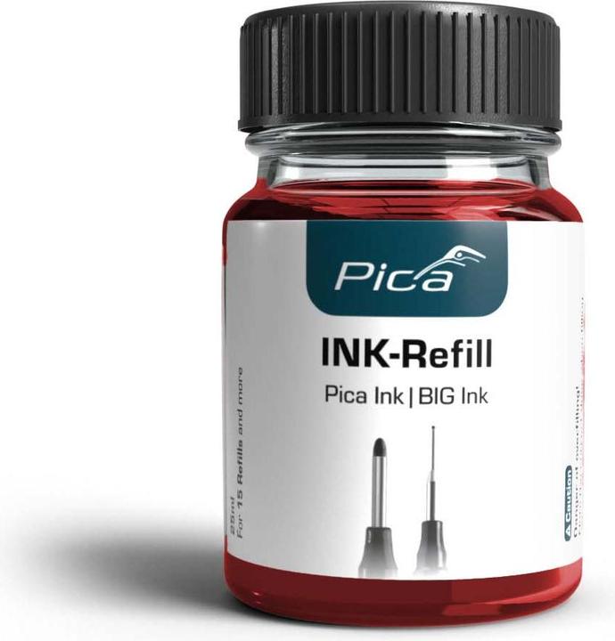 Actual product image Pica INK/BIG INK refill ink set red (Red)