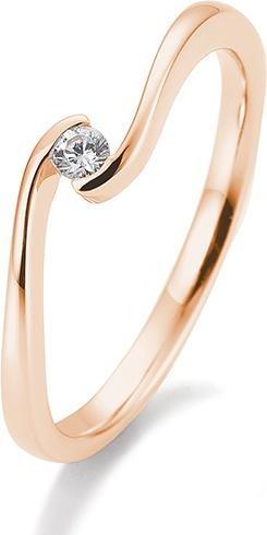 Produktbild Breuning Ring Schwung 0,05-0,30ct. (51, 585/14 K Gold)