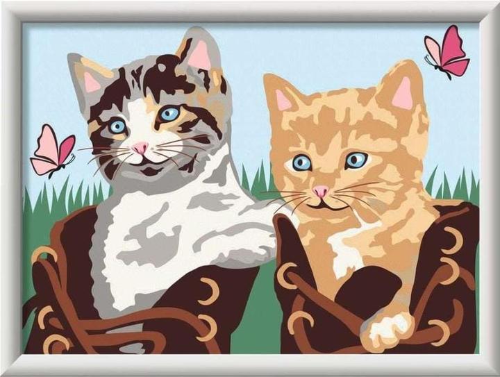 Actual product image Ravensburger CreArt - Painting by Numbers - Too Cute To Boot