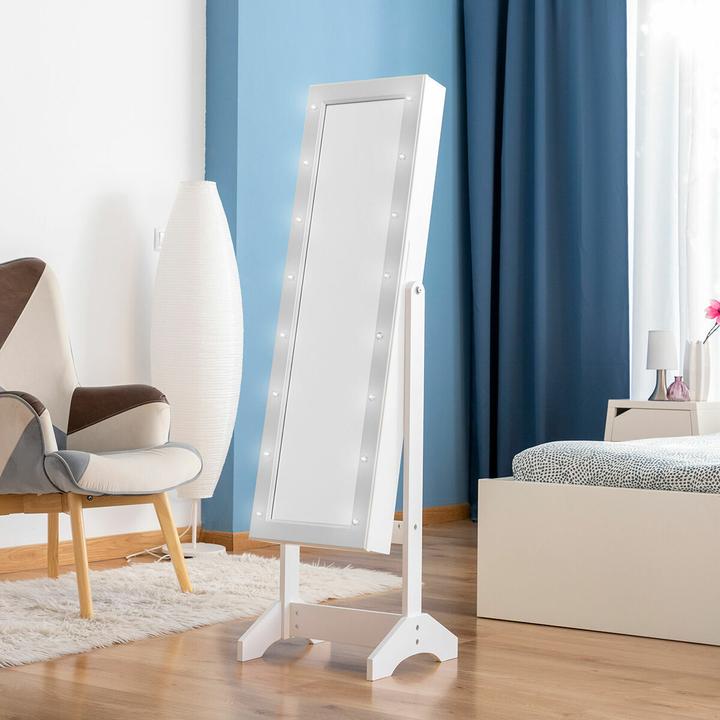 Actual product image InnovaGoods Standing mirror jewellery box with LED