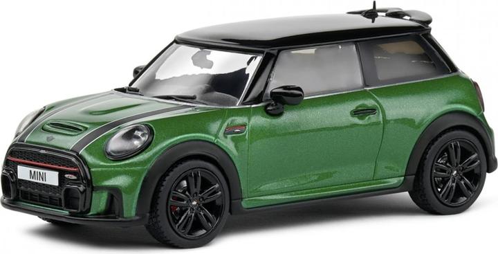 Actual product image Solido 1:43 Mini Cooper John Works 2023 green