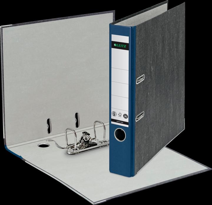 Actual product image Leitz STANDARD-ORDER A4 52MM With slots, for A4 format, cardboard (RC), back width 52mm. Pate (A4, 52 mm, 1 Piece)