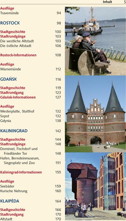 Produktbild Reiseführer Ostseestädte (Deutsch, André Micklitza, Christian Nowak, Gunnar Strunz, Rasso Knoller, Hinnerk Dreppenstedt, Volker Hagemann, Corinna Grulich, 2024)