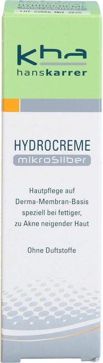 Produktbild Hans Karrer Hydrocreme Mikrosilber bei normaler bis fettiger Haut, 75 ml Creme (75 ml)