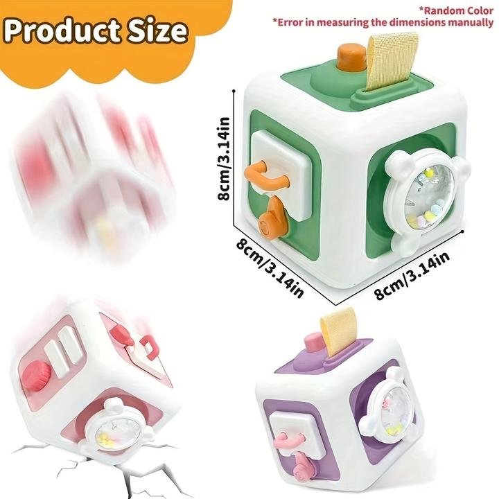 Produktbild Activity Board Kleinkind Aktivität Busy Cube - Sensorik und Feinmotorik Entwicklungsspielzeug, pädagogisches