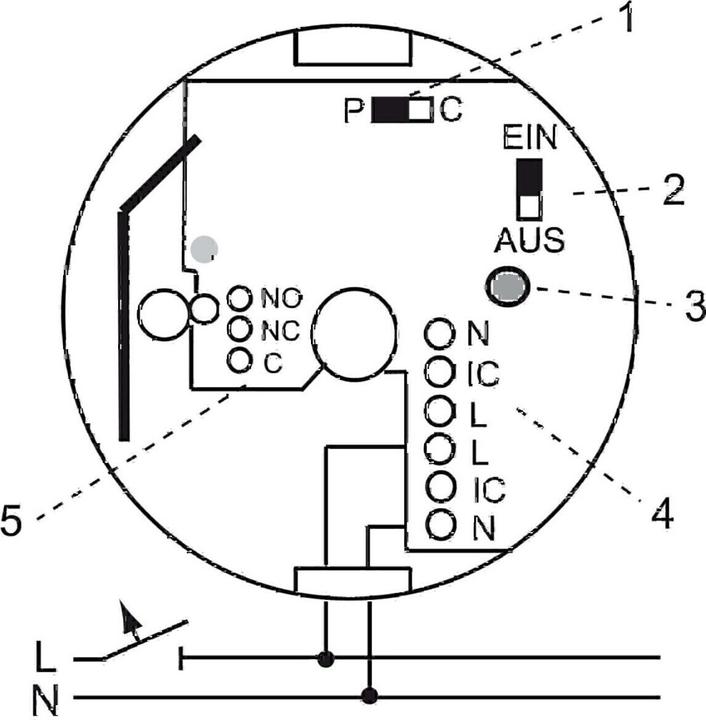 Actual product image Busch-Jaeger Relay to smoke detector