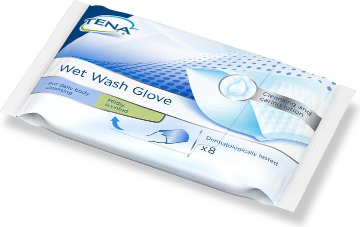Produktbild Tena Wet Wash Glove parfümiert (8 x)