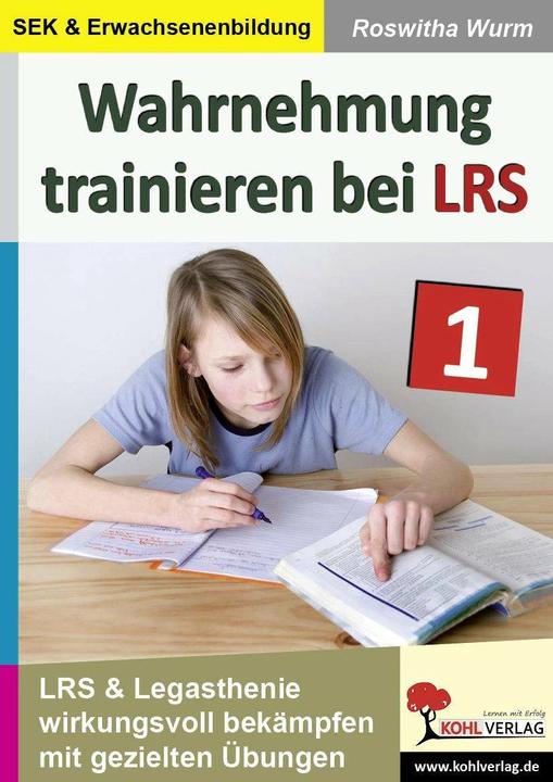 Produktbild Wahrnehmung trainieren bei LRS (Deutsch, Roswitha Wurm, 2012)