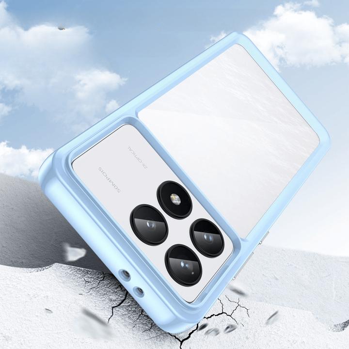 Actual product image Cover-Discount Xiaomi Poco F6 Pro - Protective acrylic mobile phone case with raised edge (Xiaomi Poco F6 Pro)