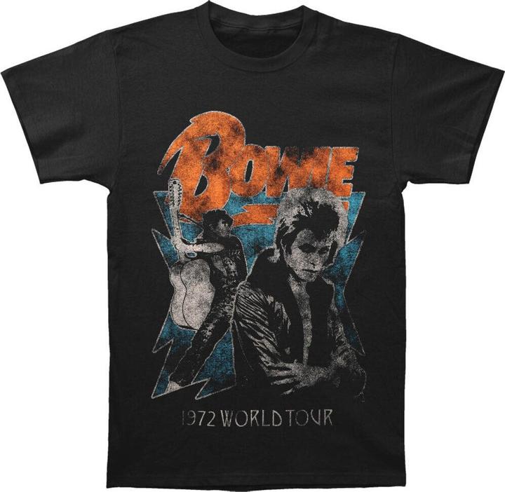 David Bowie 1972 World Tour TShirt