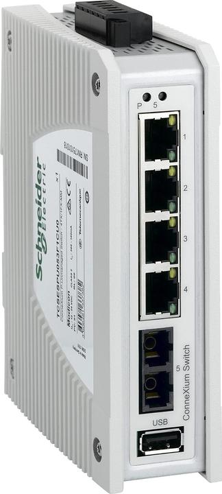 Actual product image Schneider Electric ConneXium Premium Unmanaged-4 Ports for TCSESPU053F1CU0 (4 Ports)