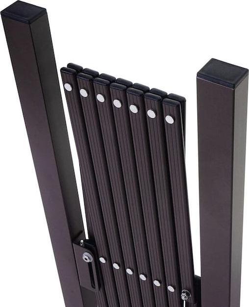Produktbild Swisshandel24 Absperrgitter, Zaun Schutzgitter Scherengitter Trenngitter, Alu ausziehbar braun - Höhe 103cm, Breit (31 cm)