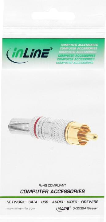 Produktbild InLine Cinchstecker Lötversion