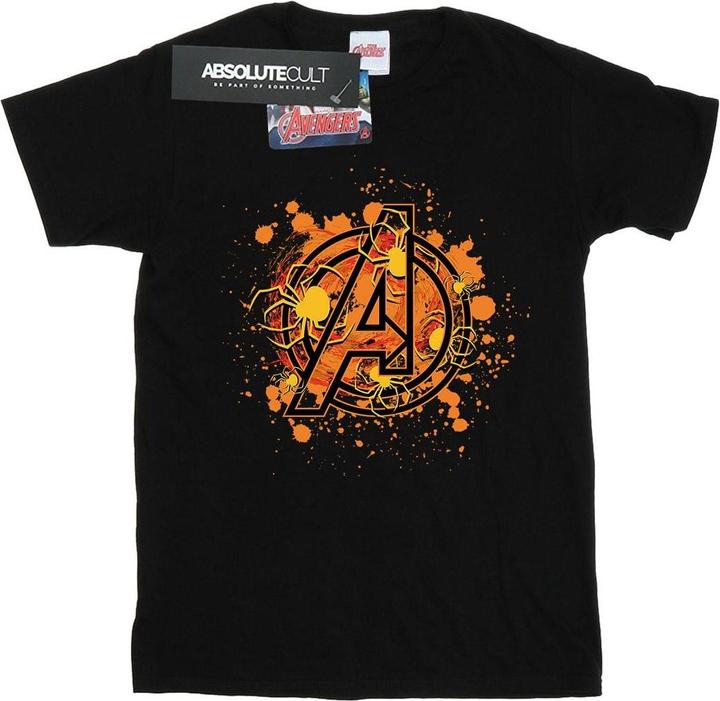 Image du produit Mens Avengers Assemble Halloween Spider Logo T-Shirt (XL)