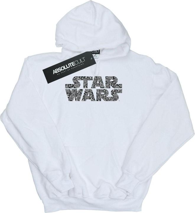 Actual product image Star Wars Womens/Ladies Paisley Logo Hoodie (L)