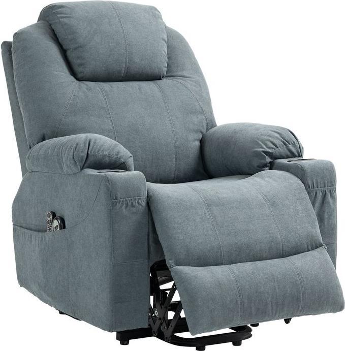 Actual product image Swisshandel24 Massage chair stand-up aid, electric, with 8 massage points, reclining function, heating function