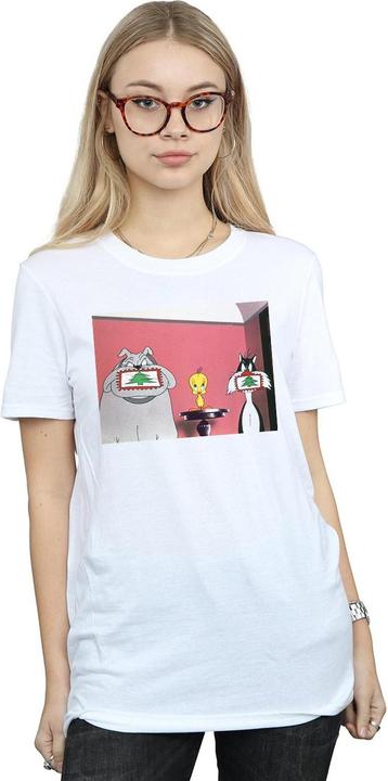 Image du produit Looney Tunes - T-shirt CHRISTMAS POSTCARD - Femme (XL)
