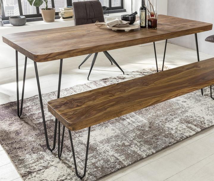 Produktbild FineBuy Esstisch Braun (80 x 120 x 76 cm)