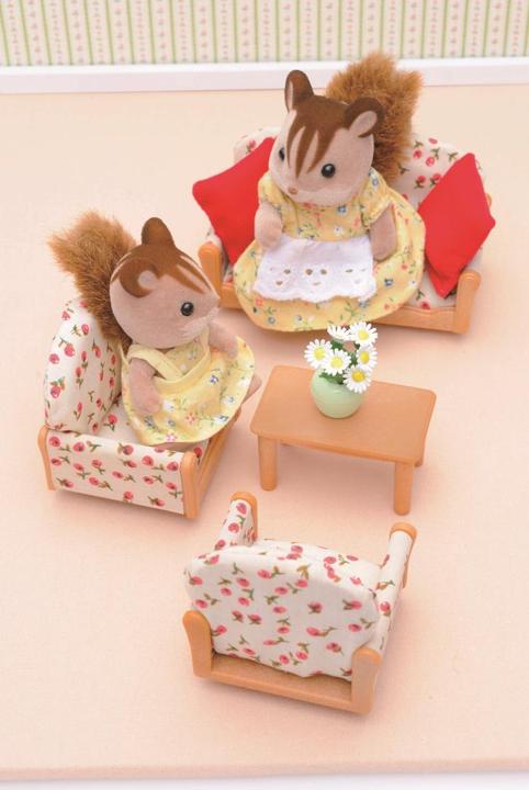 Actual product image Sylvanian Families Three-part seating group