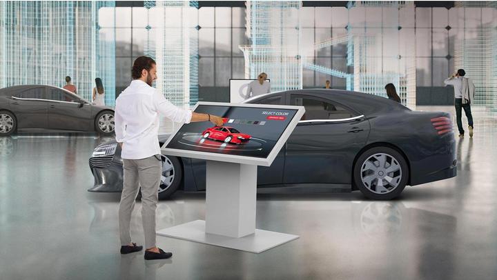 Actual product image LG 55TNF5J-B 55inch Open Frame Touch Landscape 0cd10 Points 24/7 (3840 x 2160 Pixels, 55")