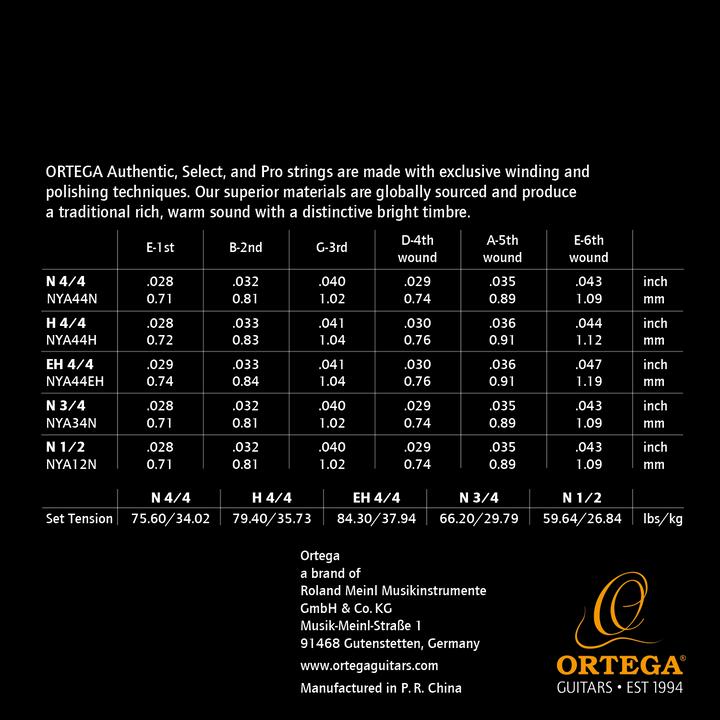 Immagine prodotto Ortega Corde di nylon per chitarra - 4/4 - normali (Chitarra)