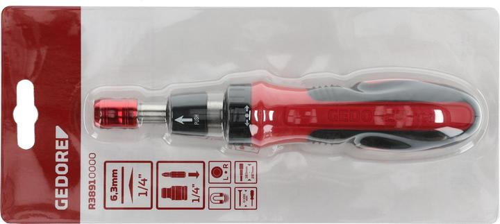 Produktbild Gedore Red red R38910000 Knarrenschraubendreher Bit-Fix.Teleskop 1/4"