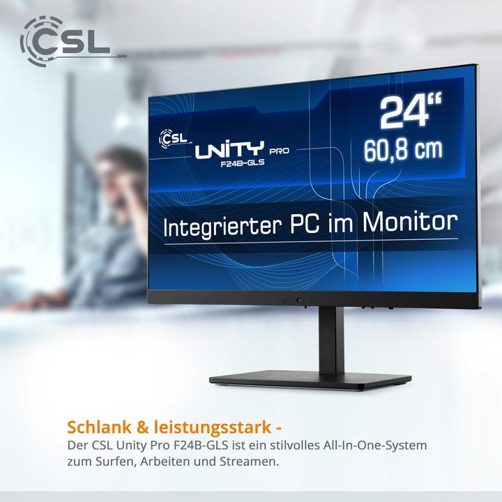 Produktbild CSL Unity Pro – F24B-GLS (Intel Celeron N4120, 16 GB, 512 GB, Intel UHD Graphics)