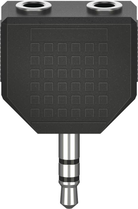 Actual product image Hama Audio adapter, 3.5 mm jack plug - 2x 3.5 mm jack plug, stereo
