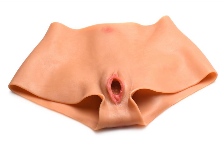 Actual product image Master Series Pussy Panties - Silicone Vagina and Ass Panties - S
