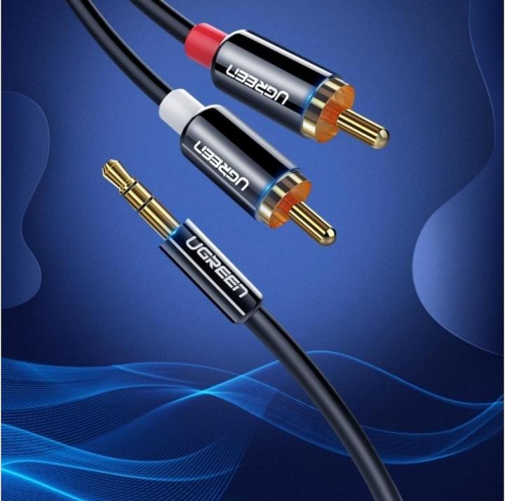 Produktbild Ugreen 2x RCA – 3.5mm Klinke (2 m, Cinch, 3.5mm Klinke (AUX))